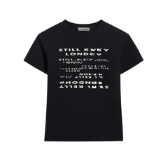 Trendy JAMES Same Black T-shirt Top