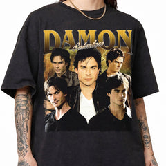 Damon Salvatore Graphic Tee Top
