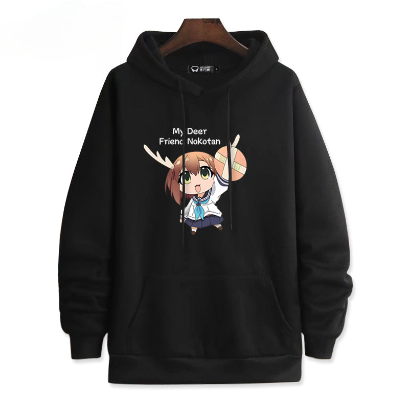 Women's Anime Graphic Print Loose Hoodie