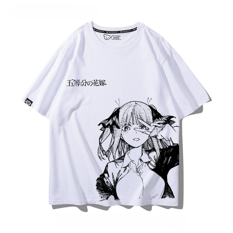 Nakano Short-sleeved Cotton T-shirt