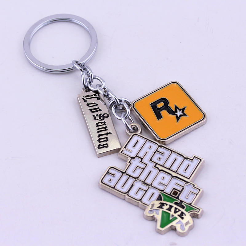 Game Metal Keychain Pendant