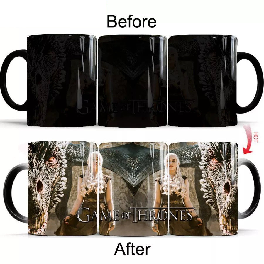 Dragon Ceramic Color Changing Mug