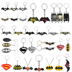 Superman Vs. Batman Keychain Pendant Necklace