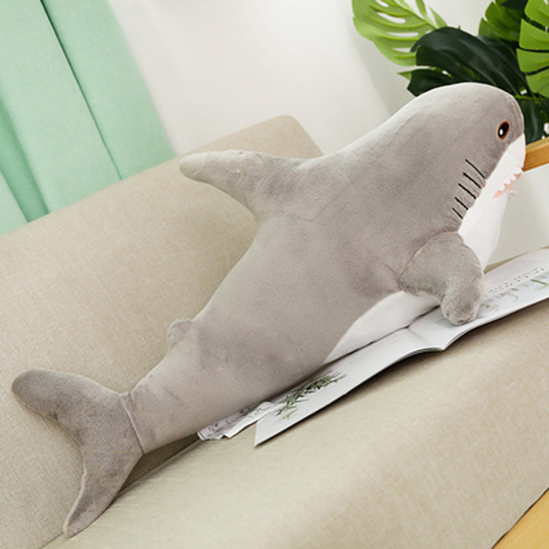 Cute Cartoon Shark Pillow Plush Toy