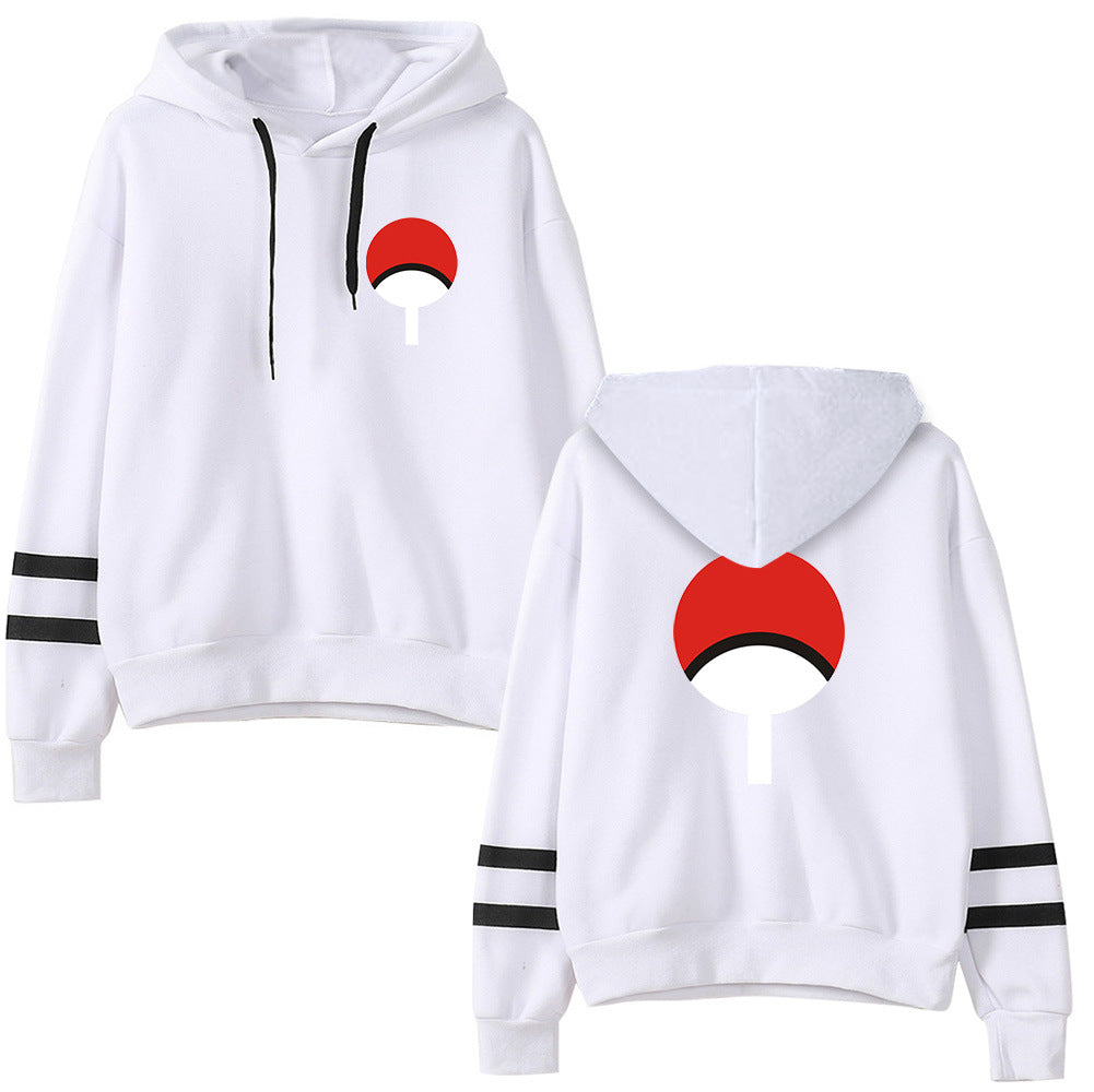 Casual Anime Logo Pullover Long-sleeved Hoodie