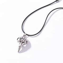 Harry Sculpey Bird Skull Necklace