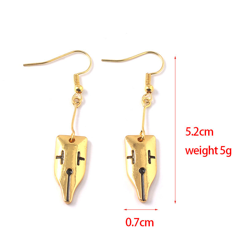 Jojo Rohan Kishibe Cosplay Earrings