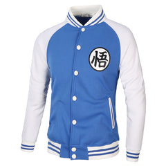 Men's Goku Cosplay Baseball Jacket