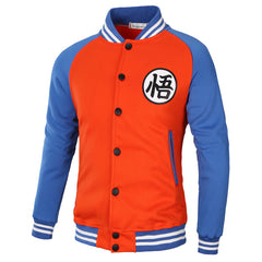 Men's Goku Cosplay Baseball Jacket