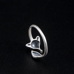 Retro Style Little Fox Ring