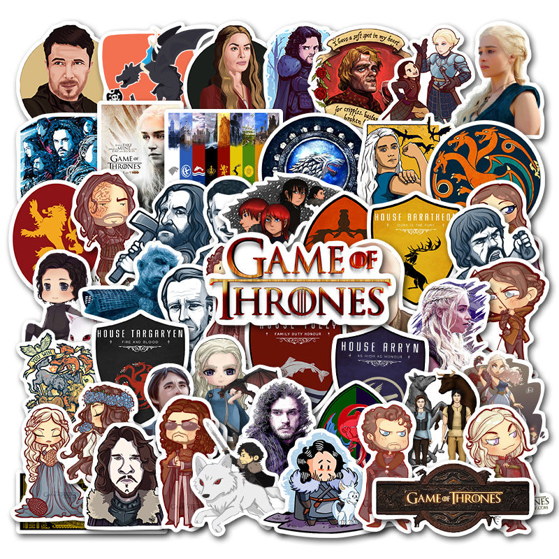 50 Pcs TV Stickers