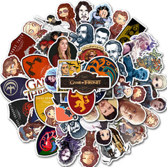 50 Pcs TV Stickers