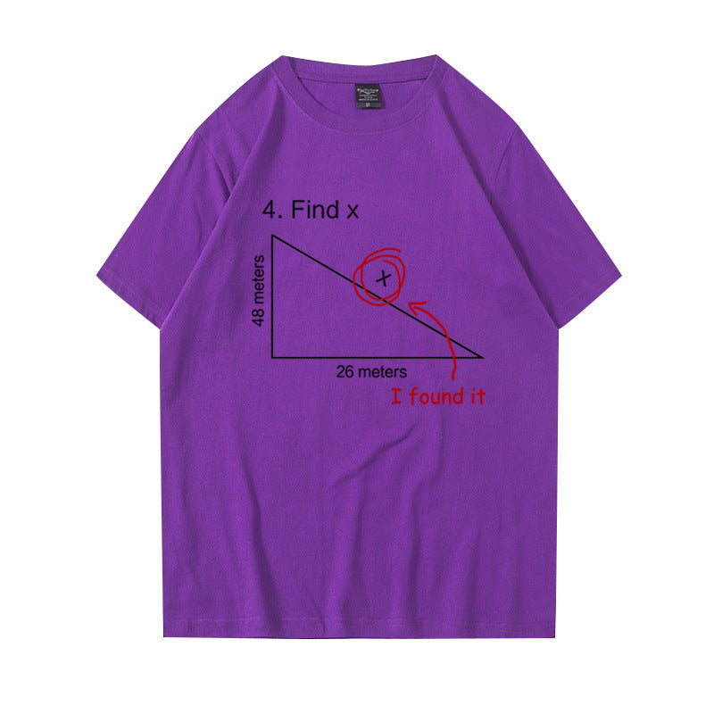 Unisex Tom Find X Formula Cotton T-shirt