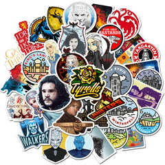 50 Pcs TV Stickers