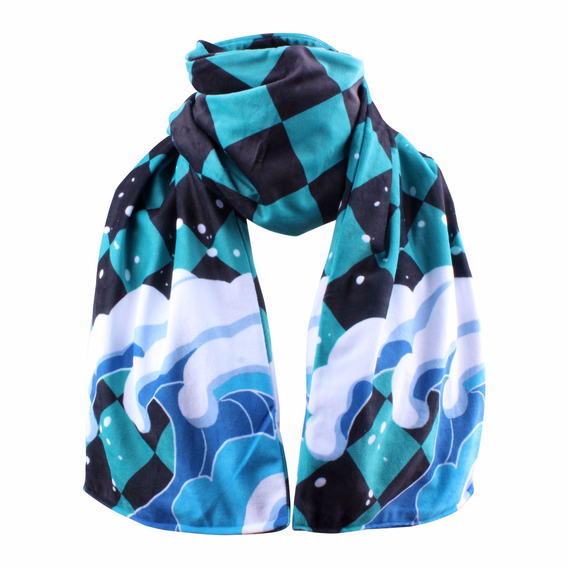 Trendy Anime Warm Velvet Scarf