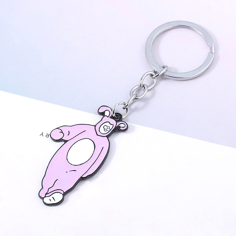 Friends Chandler Rabbit Keychain Pendant