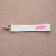 KPOP Laser Colorful Rope Keychain Pendant