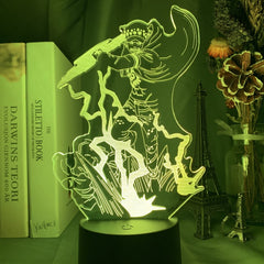 Colorful Luffy 3D Night Light