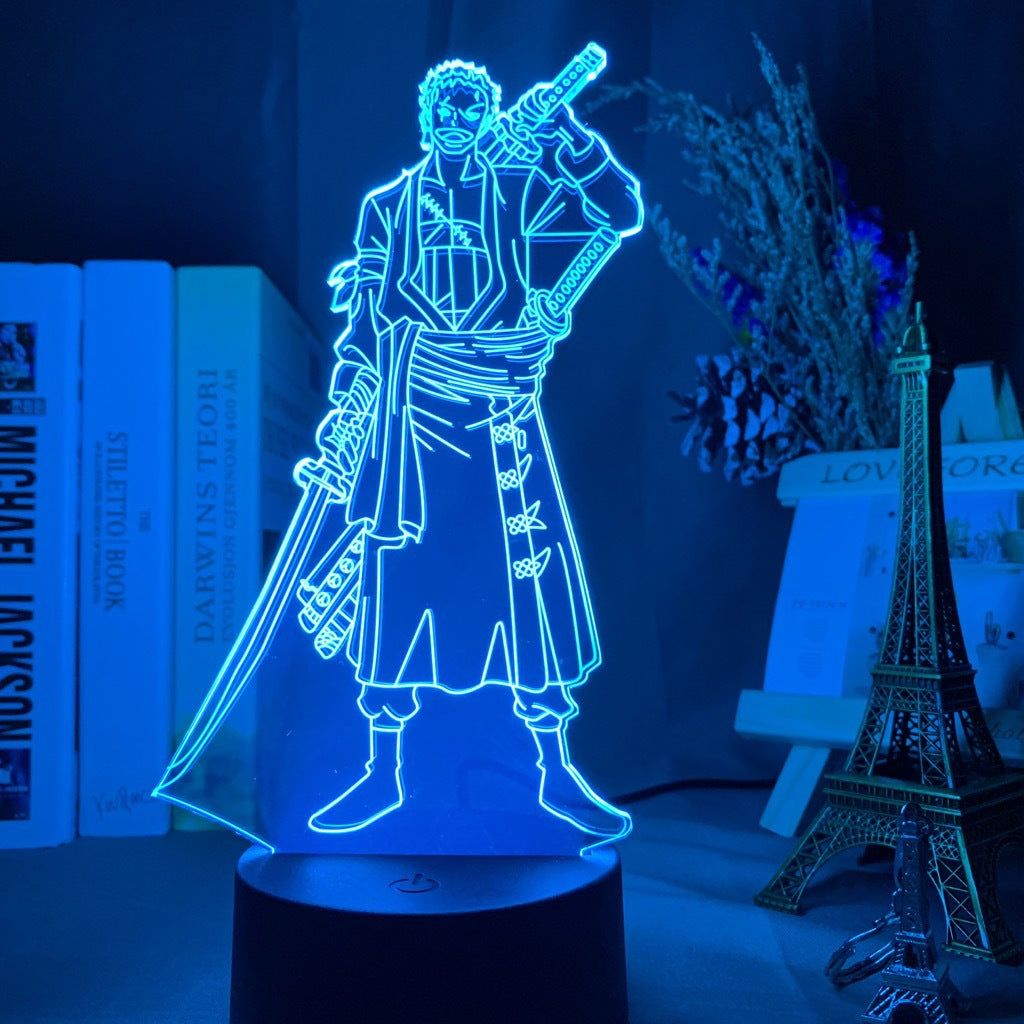 Colorful Luffy 3D Night Light