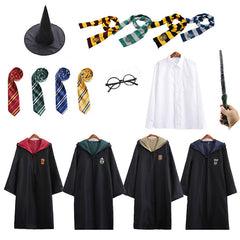 Harry Cosplay Costume Uniform Cape