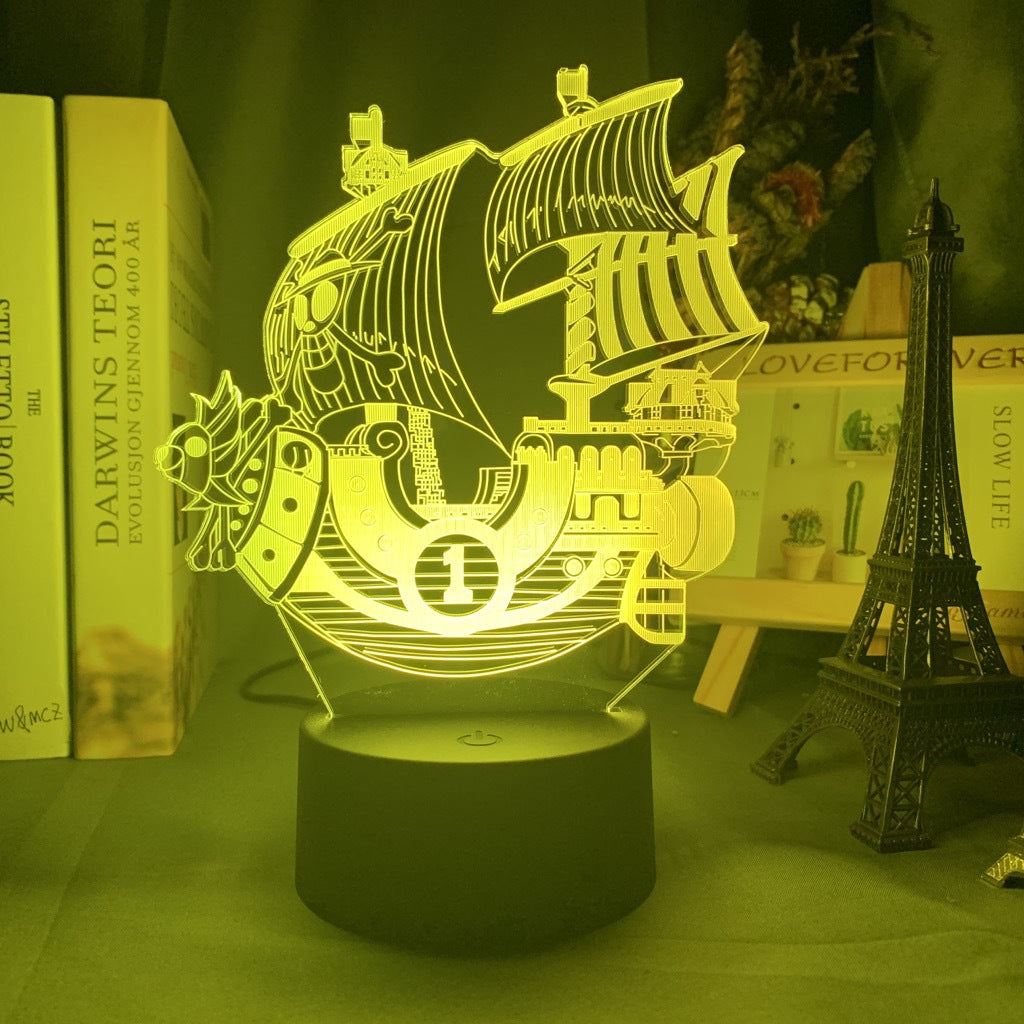 Colorful Luffy 3D Night Light