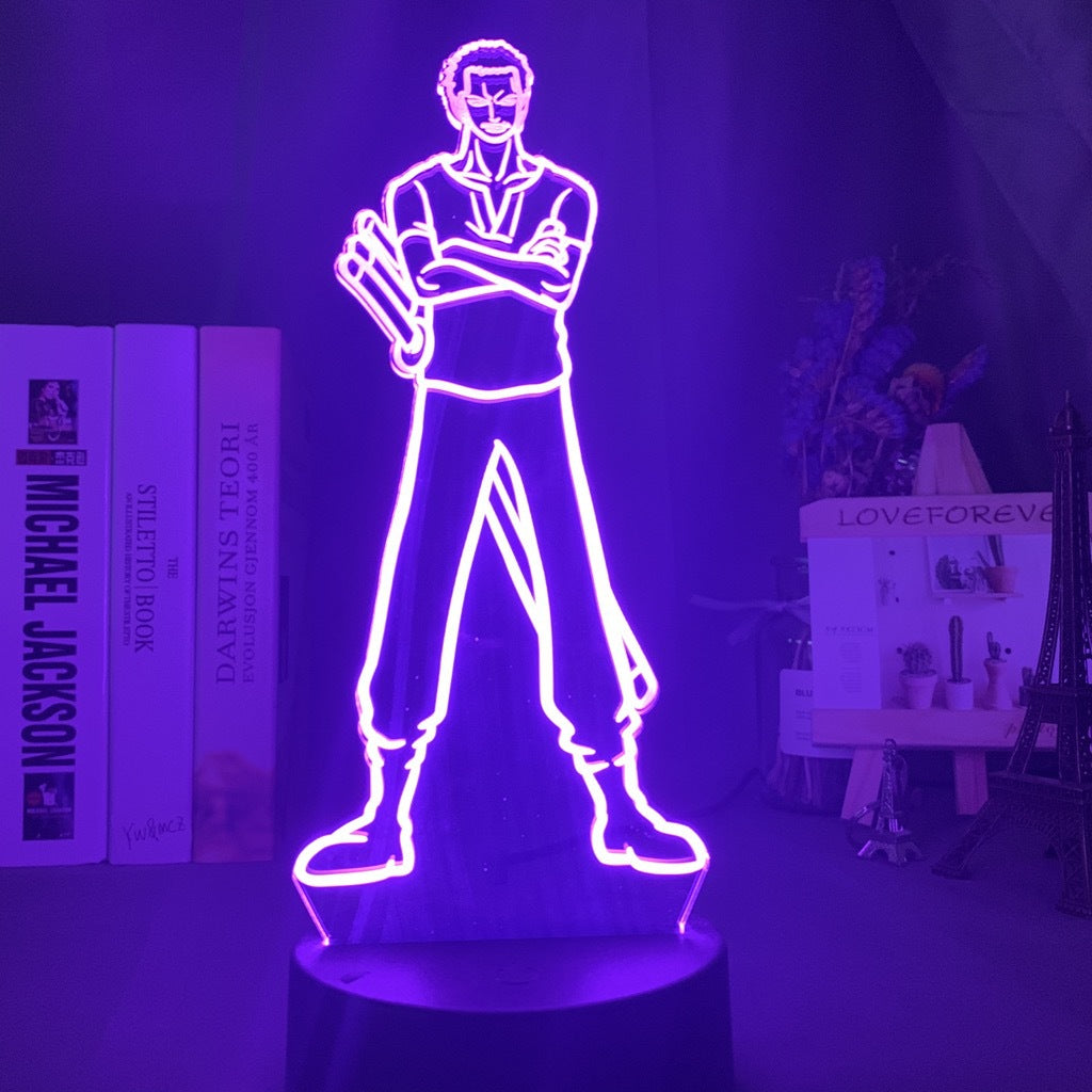Colorful Luffy 3D Night Light