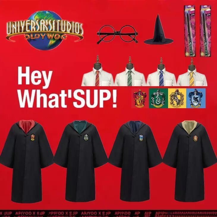 Harry Cosplay Costume Uniform Cape