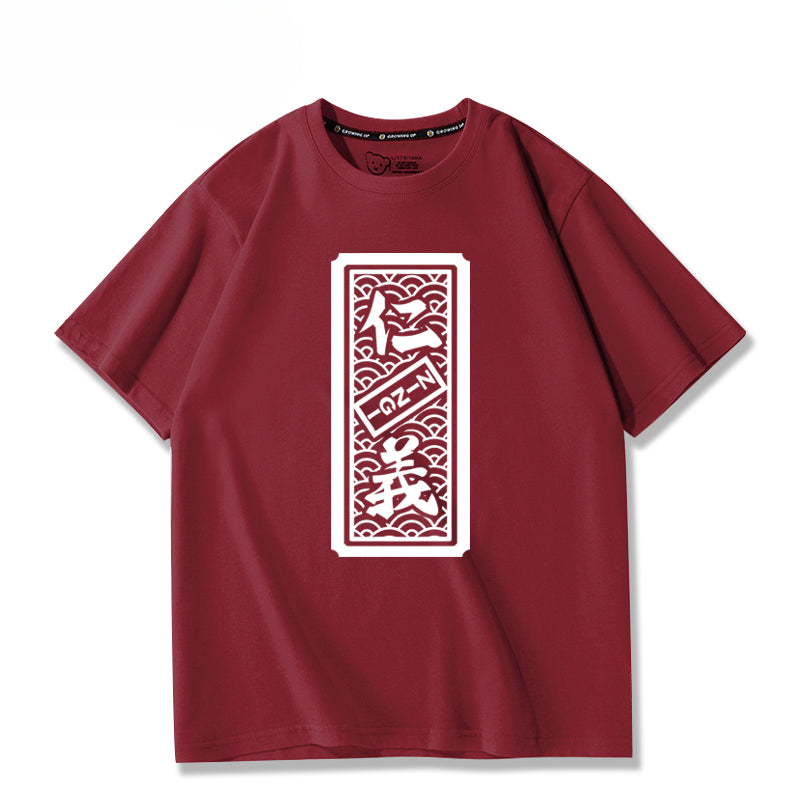 Girls Anime Cos Letter Short Sleeve T-Shirt