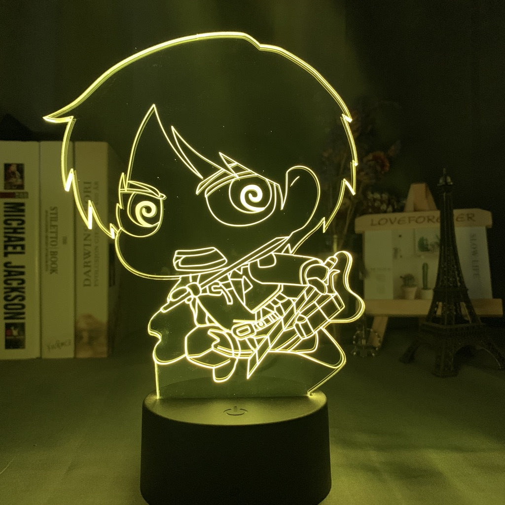 Colorful Anime Acrylic 3d Night Light