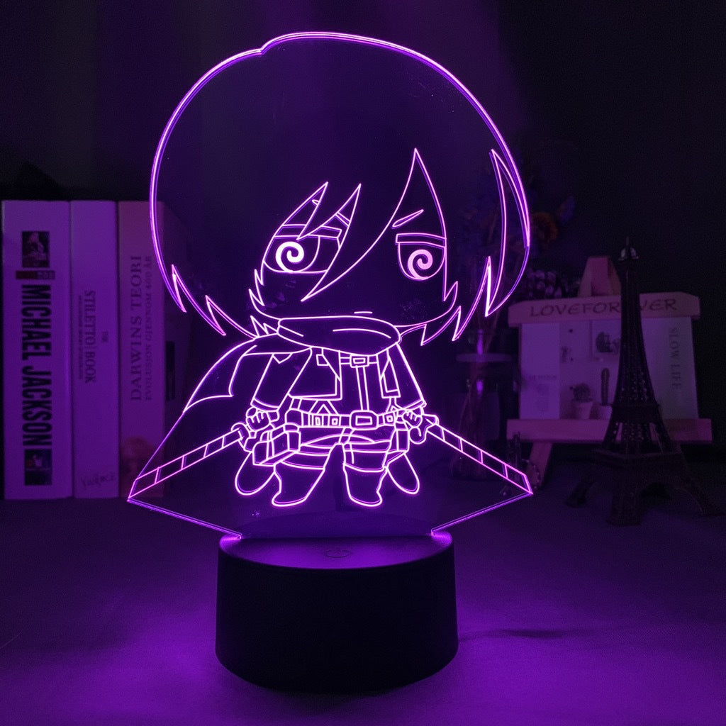 Colorful Anime Acrylic 3d Night Light