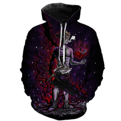 Trendy Anime Cosplay 3D Print Hoodie