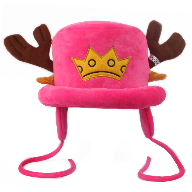 Cute Chopper Plush Warm Cosplay Hat