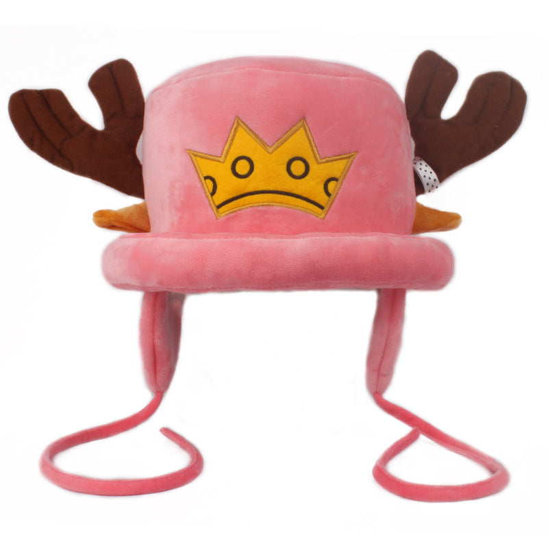 Cute Chopper Plush Warm Cosplay Hat