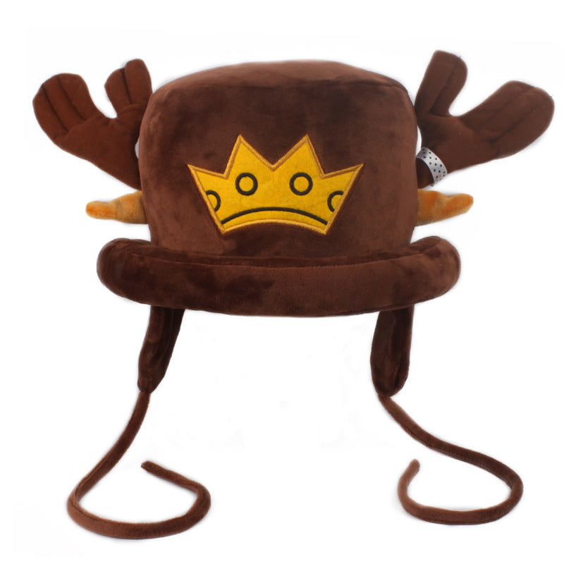 Cute Chopper Plush Warm Cosplay Hat