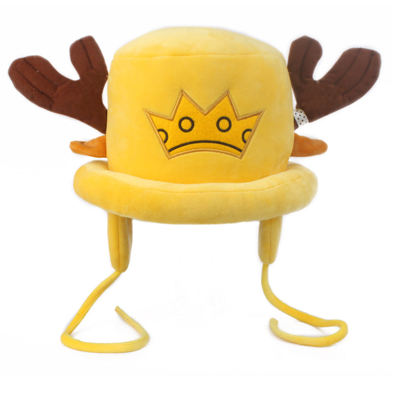 Cute Chopper Plush Warm Cosplay Hat