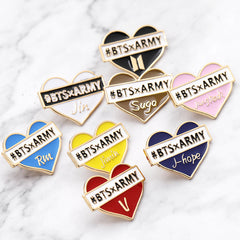 Vintage KPOP Badge Brooch