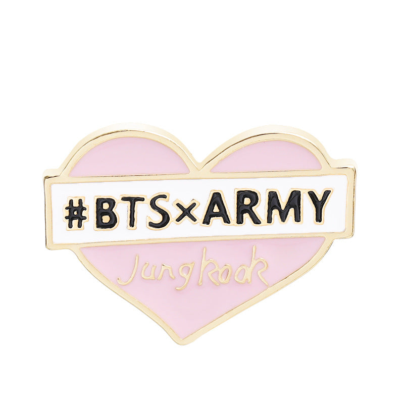 Vintage KPOP Badge Brooch