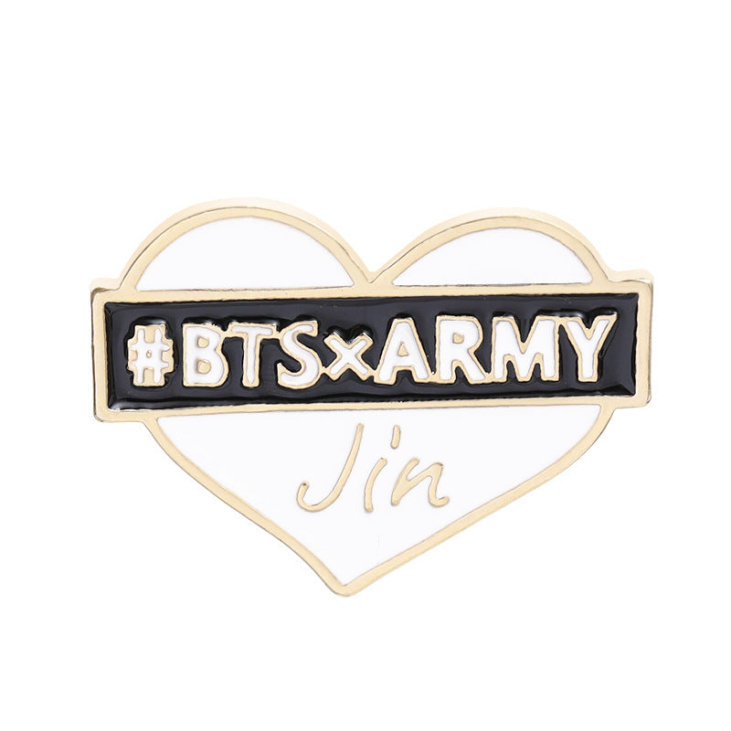 Vintage KPOP Badge Brooch