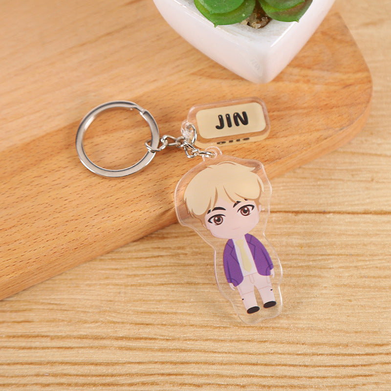 Bts Acrylic Keychain Pendant