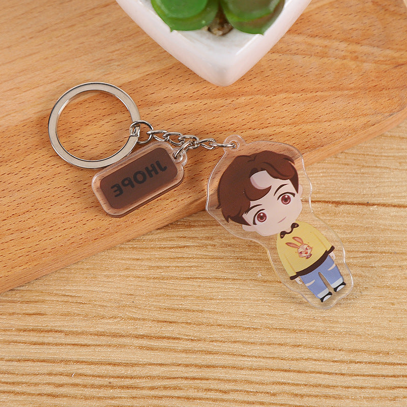 Bts Acrylic Keychain Pendant