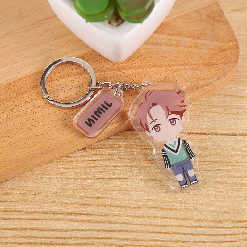 Bts Acrylic Keychain Pendant