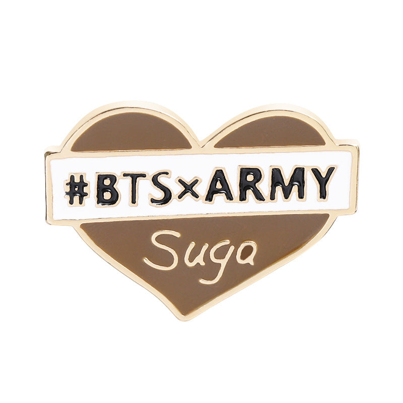 Vintage KPOP Badge Brooch