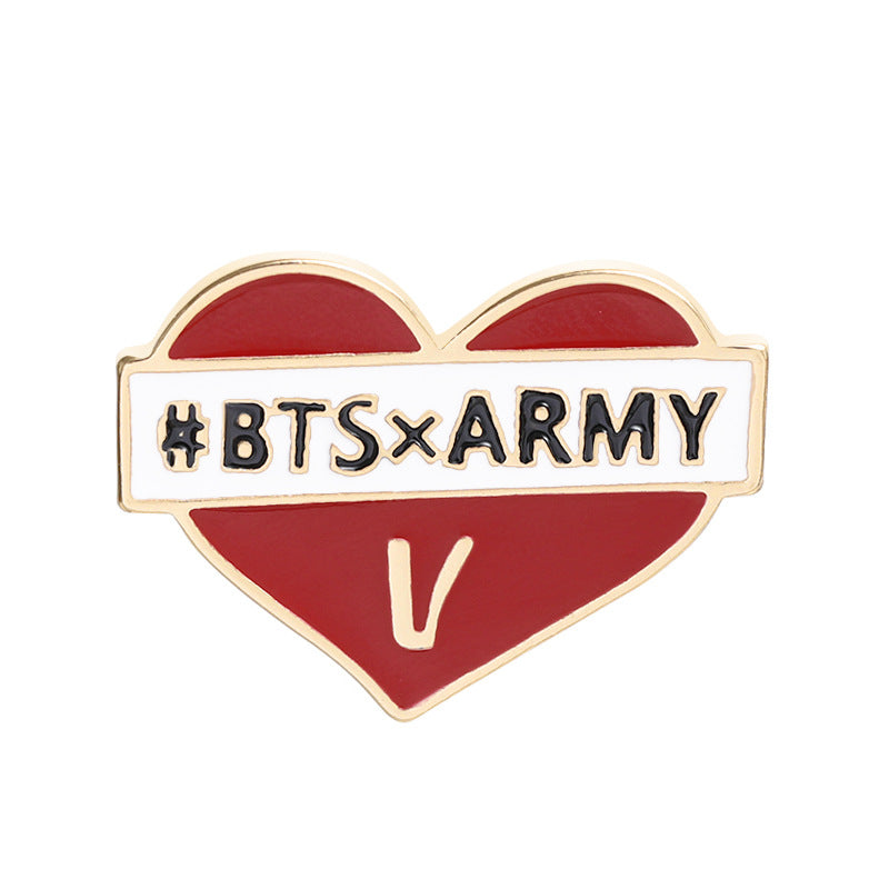 Vintage KPOP Badge Brooch