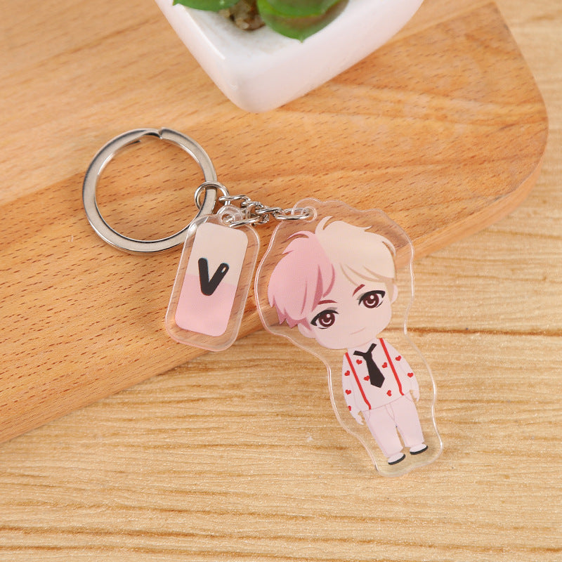 Bts Acrylic Keychain Pendant