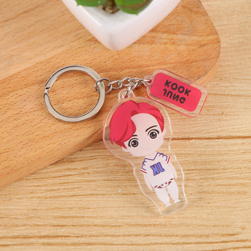 Bts Acrylic Keychain Pendant