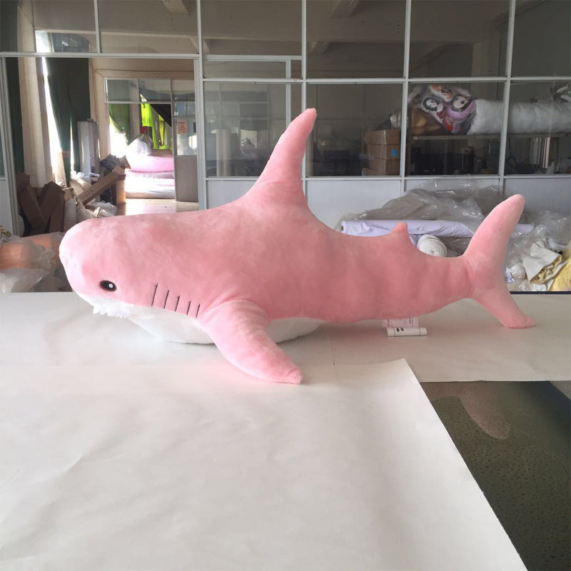 Cute Cartoon Shark Pillow Plush Toy