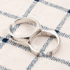 Chic Kpop Couple Ring