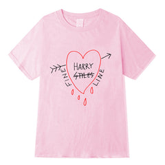 Unisex Harry Printed Short Sleeve T-shirt