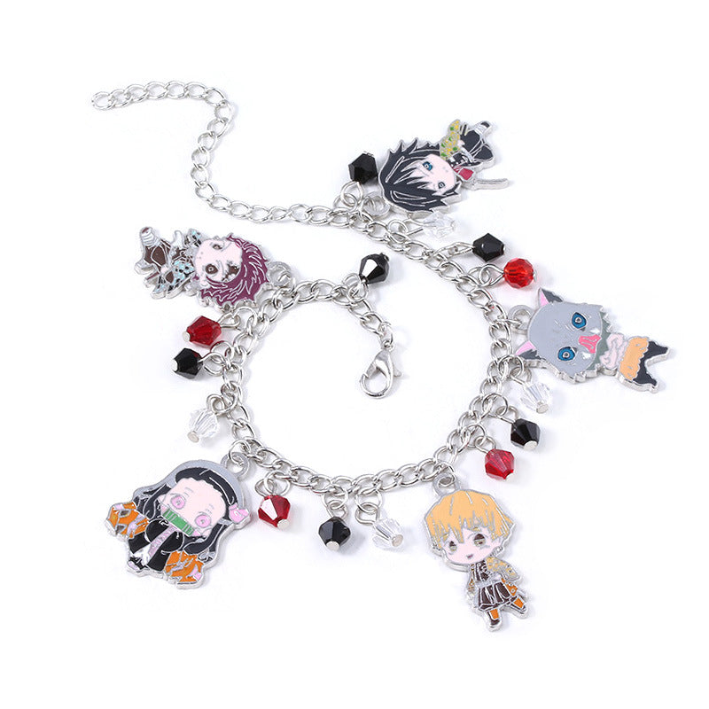 Tanjiro Anime Pendant Bracelet