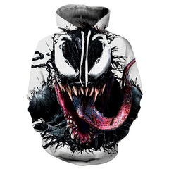 Cool Unisex Venom Digital Print COS Sports Hoodie